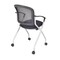 Cain Rectangle Tables > Training Tables > Cain Training Table & Chair Sets, 60 W, 24 L, 29 H, Grey MTRCT6024GY23BK - alternate 2